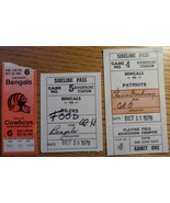 Cincinnati Bengals Ticket Stubs Dallas Cowboys 1994 + Patriot &amp; Oilers F... - $9.95