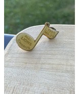 Vintage Lions Club Lapel Pin 1988 All Chorus MD-20 Song Yellow 1.5&quot; - $31.17 CAD