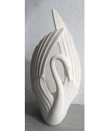 Haeger 1996 Ceramic Large Swan White Textured Finish Collectible Pottery... - $175.00