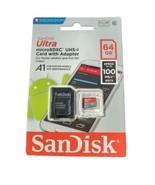 SanDisk 64GB microSDXC 100MB/s Ultra A1 64G micro SD SDXC Class 10 UHS-1... - £7.88 GBP