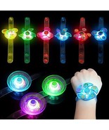 12 Pack LED Light up Bracelet Fidget Toys Glow in The Dark Party Favors ... - £25.68 GBP