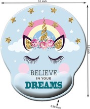 Unicorn Mousepad, Girly Mouse Pad, Personalized Mouse Pad, Desk Accessories, Des - £8.92 GBP