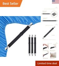 Stable Mattress Corner Clips - Prevent Sheet Bunching for Peaceful Sleep - $9.46