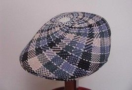 Original Panama Hat from Ecuador - Flat cap &quot;Celeste&quot; - £87.02 GBP