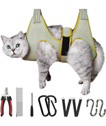 PESTON Pet Grooming Hammock for Dogs &amp; Cat, Dog Grooming Harness, Nail C... - £15.38 GBP