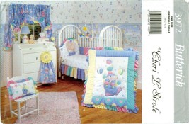 Butterick 3972 358 Baby Infant Circus CRIB QUILT Nursery Strole pattern UNCUT FF - £17.82 GBP