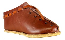 Medieval Shoes Brown Color Renaissance Halloween Men Shoes - £82.59 GBP