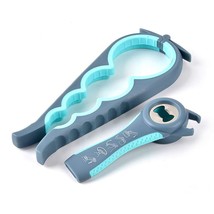 Jar Opener &amp; Bottle Opener Multifunction Can Opener Lid Grippers Set For Weak Ha - £9.48 GBP