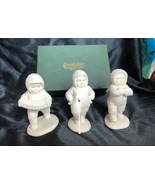 Department 56 Snowbabies #6808-0 Dancing To A Tune Set of 3 Figurine - £19.57 GBP