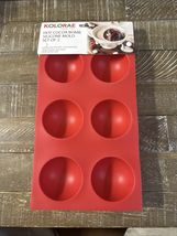 KOLORAE Hot Cocoa Bomb / Bath Bomb Silicone Mold Set of 2 Reusable BPA F... - $22.65