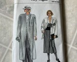 Vogue Pattern 9201 Loose Buttoned Coat Duster Skirt Pants Misses 18 20 2... - $18.69