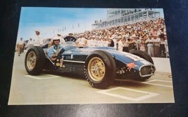 VTG Giant Postcard Pat O&#39;Connor 500 Mile Race Indianapolis 1957 Not Used - £11.83 GBP