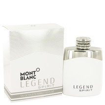Montblanc Legend Spirit by Mont Blanc Eau De Toilette Spray 3.3 oz - £58.15 GBP