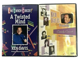 NEW Sealed Lot of 2 Ken Davis Christian Comedy Dvds Twisted Mind Friends Comedy - £15.94 GBP
