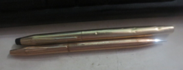 Vintage Cross Roller Ball Pen 1/20 12k Gold Filled with 14k Gold filled ... - $46.58