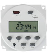 CN101A Programmable Timer Relay, 12V DC/AC Input, 200-250V 16A Output, L... - €11,64 EUR