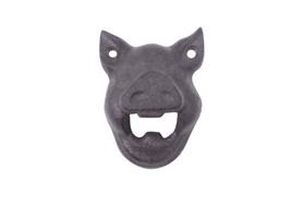[Pack Of 2] Cast Iron Pig Head Wall Mounted Bottle Opener 4&quot;&quot; - £37.79 GBP
