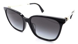 Valentino Sunglasses VA 4078F 5001/8G 57-17-140 Black / Grey Gradient Italy - £107.50 GBP