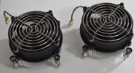 (Lot of 2)HP Compaq Elite 8100 Z200 Minitower CPU Cooling Fan &amp; Heatsink 577795 - £16.05 GBP