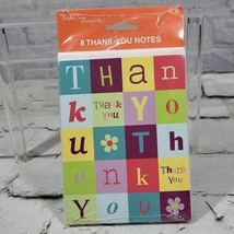 Vintage American Greetings Tender Thoughts Thank You Note Cards Pack Of 8 NOS - $9.89