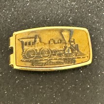 Young America 1834 Train Money Clip Vintage Anson Brass Railroad Pat 3.0... - £7.56 GBP