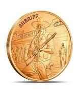 1 oz Copper Prospector Series Sheriff Round Coin Bullion Collectible - $9.95