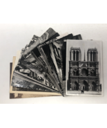 Lot of 14 Antique Vintage French RPPC Black and White Postcards - Paris ... - £28.81 GBP