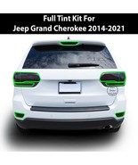 Fits 2014-2021 Jeep Grand Cherokee Tail Reflector Lights Overlay Tint CoverTa... - $40.99