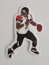Football Player Holding Ball #7 Multicolor Sports Theme Sticker Decal Aw... - £2.03 GBP