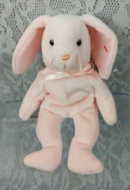 Ty Hoppity Pink Bunny Plush Rabbit Easter 9&quot;  Stuffed Plushie Beanie Dol... - $7.95