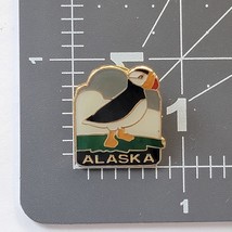 Alaska Puffin Bird Pin Colorful Cloisonné-Style Souvenir Wildlife Travel... - $187.02 MXN
