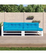  Pallet Cushion Set of 5 Blue Polyester Standard Pallet Cushions - $172.99