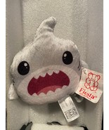Fiesta Small Flat Shark  6&quot; X 6.5&quot; Plush *New w/Tag w/Wear* cc1 - $16.39 CAD