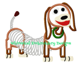 Slinky Dog Toy Story Machine Embroidery Applique Design Instant Download - £3.18 GBP