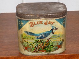 Vintage Blue Jay 5 Cent Empty Cigar Tin - $331.65