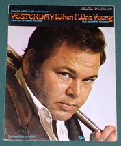 Roy Clark Vintage Sheet Music Yesterday When I Was Young Vintage - £20.07 GBP