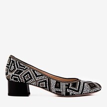 Nampula Crystal-Embellished Black Leather Women Pump image 11