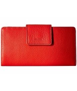 New Fossil Women&#39;s Emma Tab RFID Leather Clutch Wallet Variety Colors - £60.82 GBP