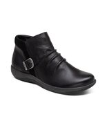 Aetrex Women&#39;s Luna Orthopedic Leather Zipper Ankle Boot, Black Size 7/37 - $2,748.26 MXN