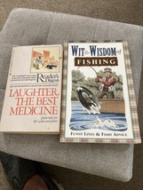 Two Books  By on Laughter Wit &amp; Wisdom Of Fishing &amp; Laughter, The Best Medicine - £5.43 GBP