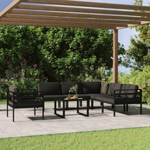  Patio Lounge Set Modular Garden Lounge Set Rectangular Modern - €1.162,68 EUR