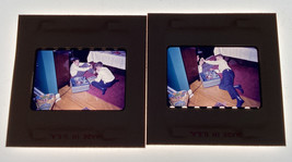 photo 2 slides boys recording reel to reel christmas 1959 audio electronics - £13.59 GBP