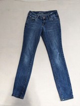 Old Navy Jeans Rock Star Women&#39;s Skinny Size 4 Low Rise Stretch Demi Curve - £6.81 GBP