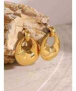 Stainless Steel Teardrop Shape Earrings - $23.67 CAD+