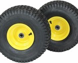 2 Wheel Tire Assembly 15x6.00-6 John Deere LT133 LA115 LA105 D100 D105 L... - $106.87