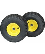 2 Wheel Tire Assembly 15x6.00-6 John Deere LT133 LA115 LA105 D100 D105 L... - £85.64 GBP