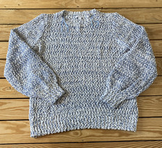Nine West NWT $40 women’s pullover sweater Size M Blue C2 - £14.17 GBP