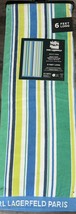 Karl Lagerfeld ~ Beach Towel 100% Cotton 36&quot; x 72&quot;  Striped 6 Feet Long - $34.64