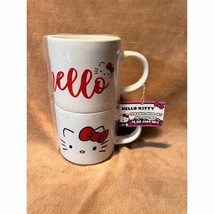 Sanrio- HELLO KITTY Stackable Ceramic 13oz Mug Set  - £10.96 GBP