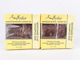 Shea Moisture Jamaican Black Castor Oil Clay Shampoo Bar 4.5 oz each Lot Of 2 - £36.30 GBP